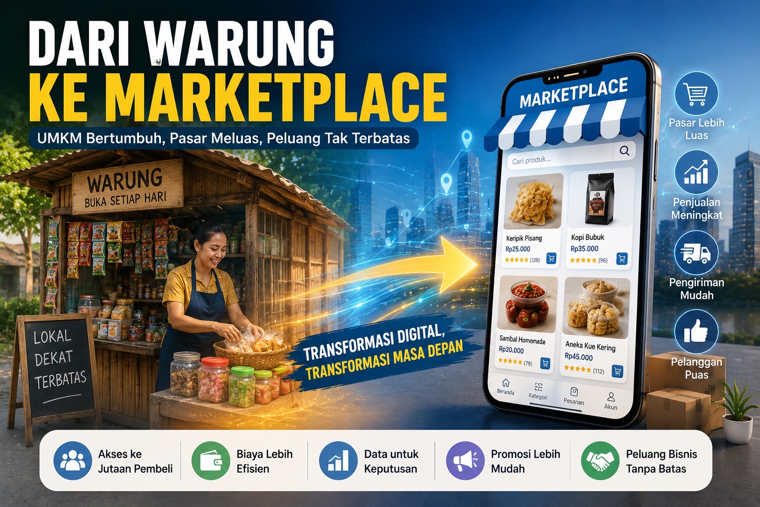 Dari Warung ke Marketplace: Bagaimana UMKM Bertumbuh di Era Digital?