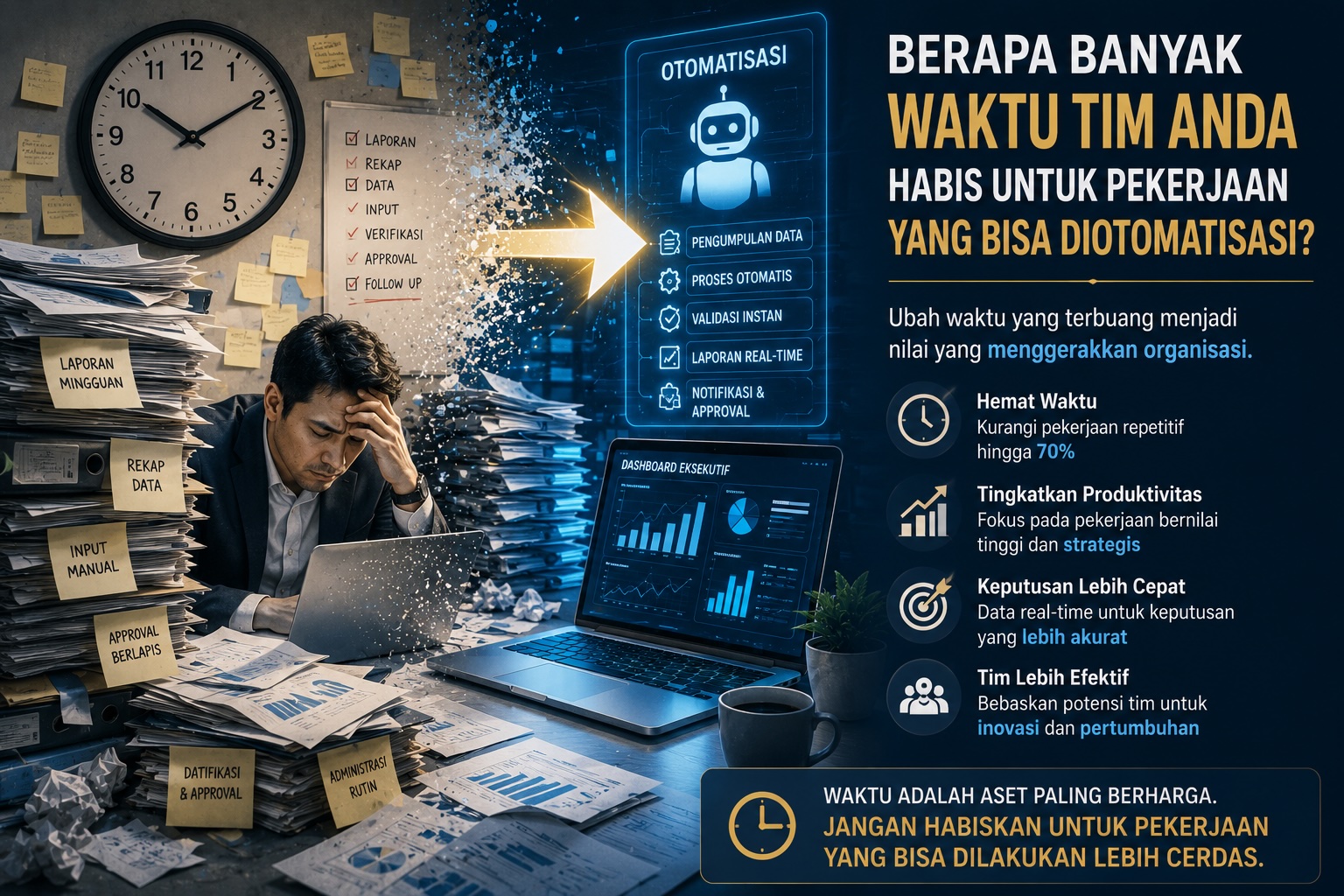 Organisasi Tidak Kekurangan Orang. Organisasi Kekurangan Waktu untuk Pekerjaan yang Bernilai