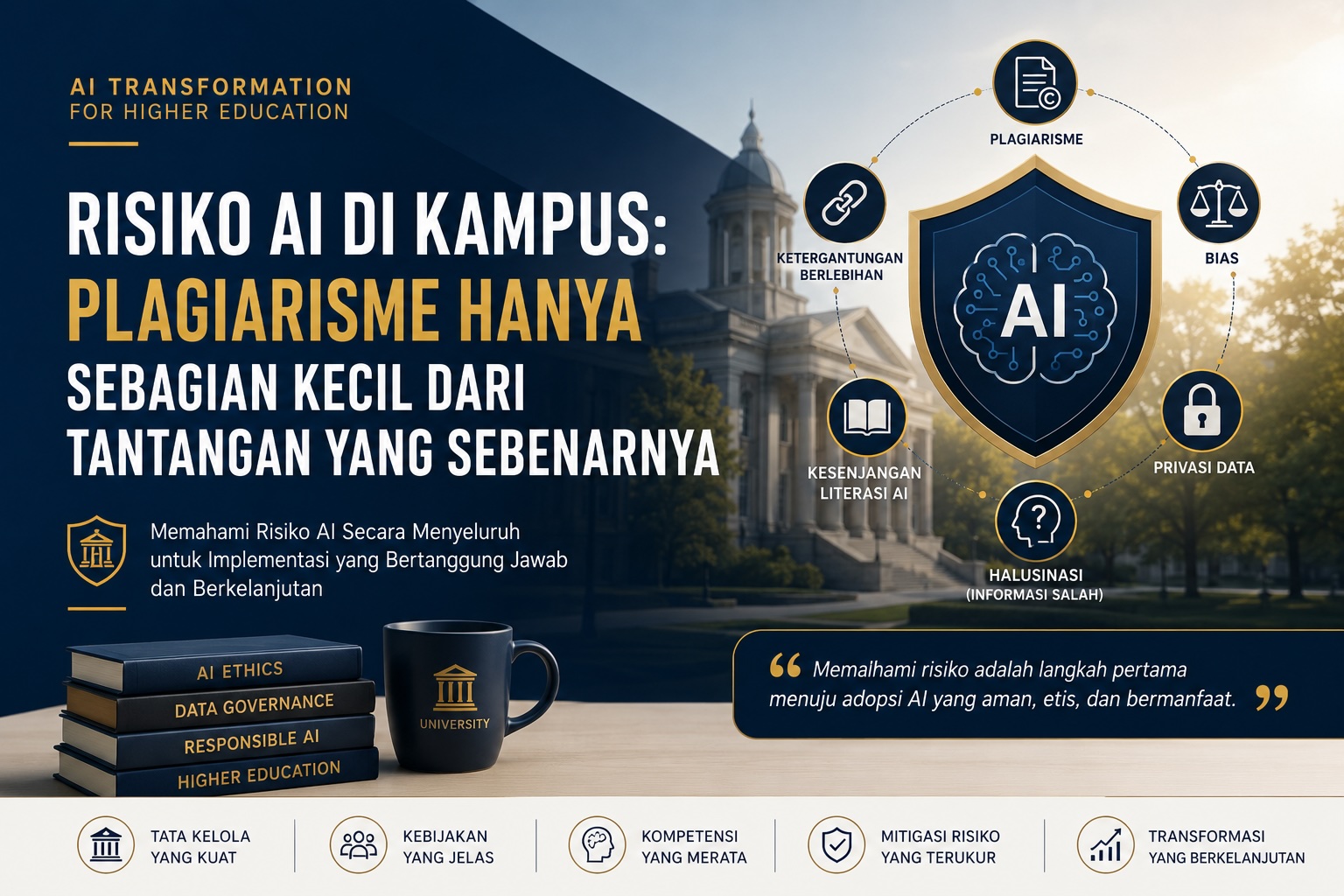 Risiko AI di Kampus Bukan Sekadar Plagiarisme: Tantangan yang Sering Tidak Terlihat