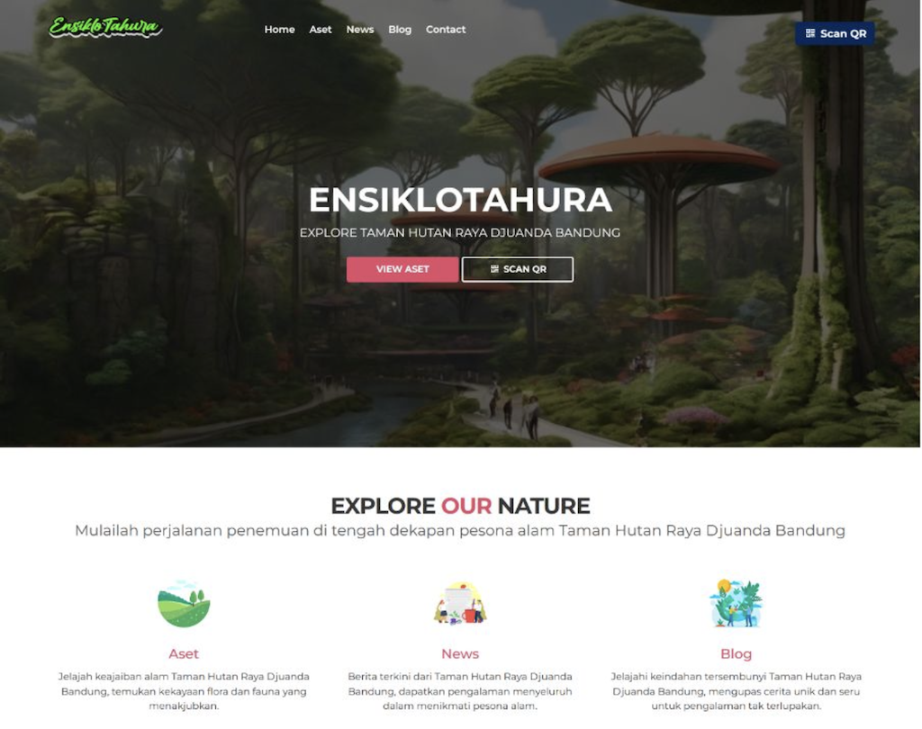 Ensiklotahura: Sistem Informasi Digital Flora Taman Hutan Raya Ir. H. Djuanda