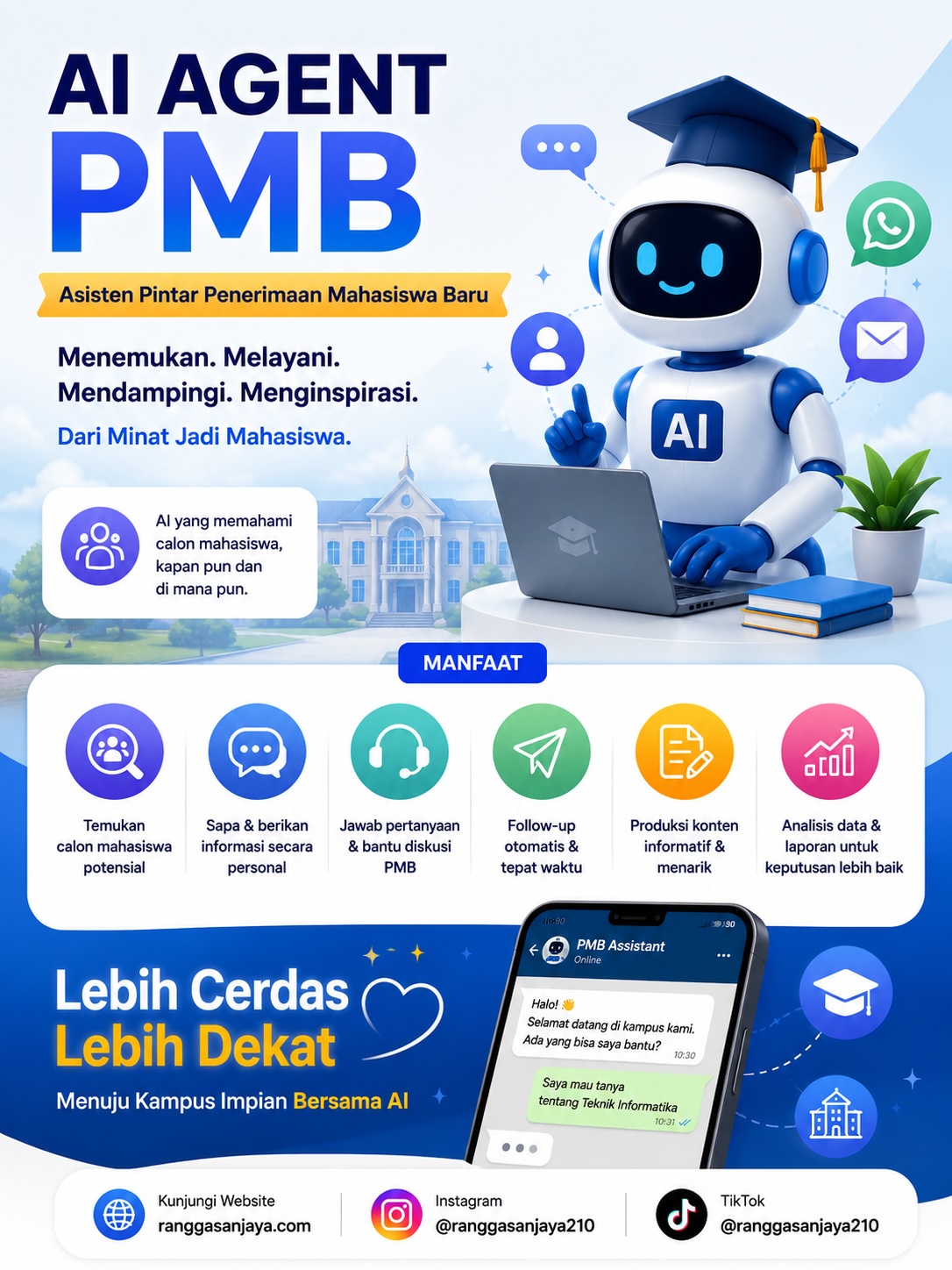 Preview Sistem Multi-Agent AI untuk Penerimaan Mahasiswa Baru